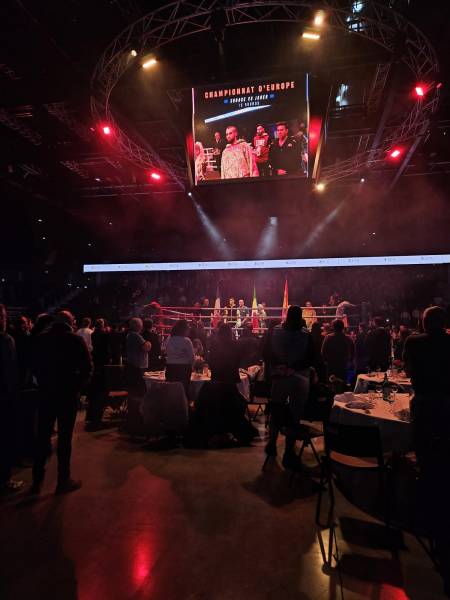 Grand gala de boxe Dark Night organisé par NAPA à l'Arena du Pays D'Aix