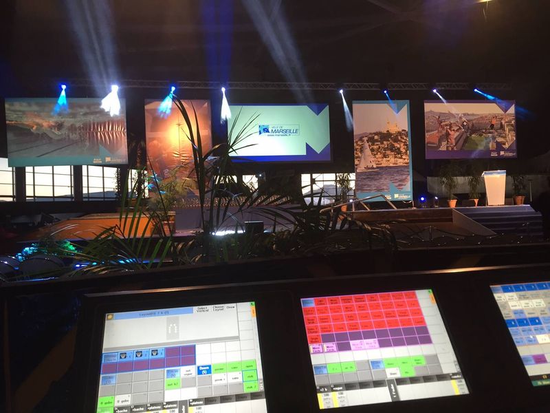 cérémonie des chamions location console GRANDMA palais omnisports grand-est marseille