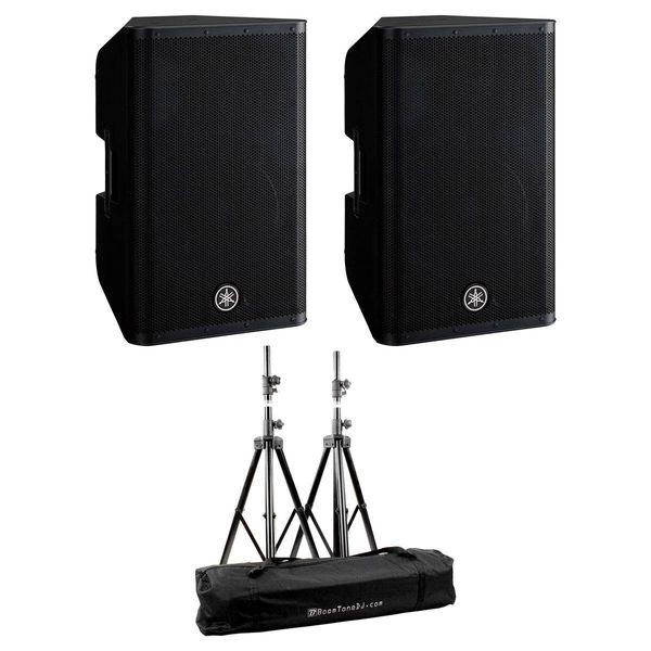 Paire de DXR12 avec pieds d'enceinte